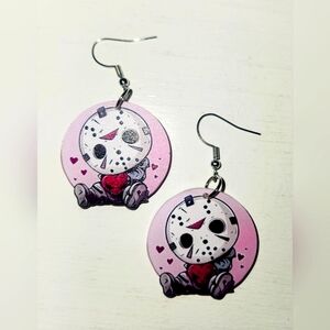 ❤️ New Jason Voorhees Cute Horror Earrings